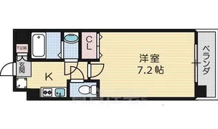 サンシティ烏丸高辻【4階】の間取り