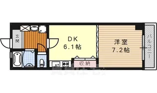 カーサビアンカ大村【212号室】の間取り