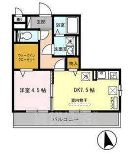 セヴェルSETA4【3階】の間取り