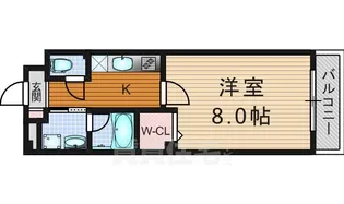プラシード鳥羽1【2階】の間取り