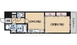 アーバネックス室町【6階】の間取り