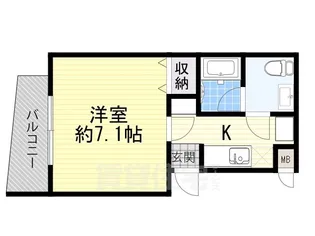 メゾンエトワル【3階】の間取り