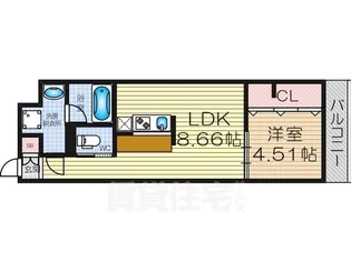 ガレリア加島【2階】の間取り