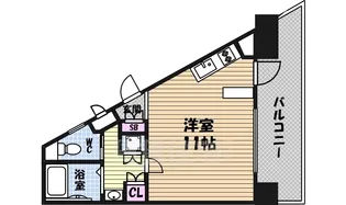 リエス東別院【3階】の間取り