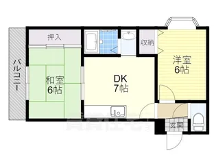 カーサナカオ【2階】の間取り
