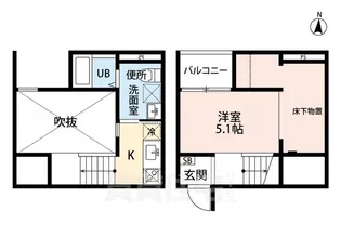 REFINED TASTE三吉【1階】の間取り