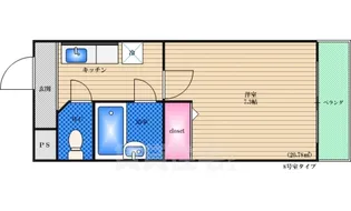 ディザイア新大阪【3階】の間取り