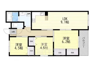 GardenStyle光善寺【1階】の間取り