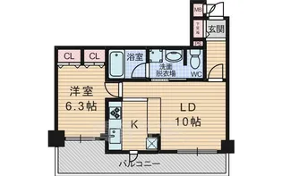 PHOENIX緑地公園【2階】の間取り
