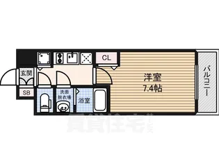 プレサンス久屋大通公園エアリー【7階】の間取り