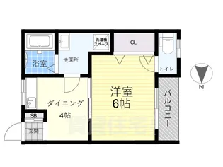 ハイツトラストパート1【2階】の間取り