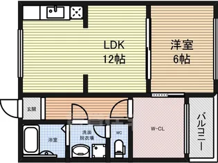 ウィステリア大曽根【1階】の間取り