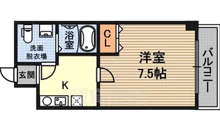 カーサあわじ【3階】の間取り
