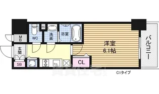 プレサンス新大阪ザ・シティ【5階】の間取り