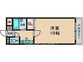 淡路駅前ビル【2階】の間取り
