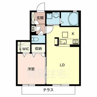 大阪府堺市中区深井北町【アパート】の間取り
