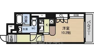 ドゥーエ大須【7階】の間取り