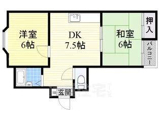 グレーシィ高殿【4階】の間取り