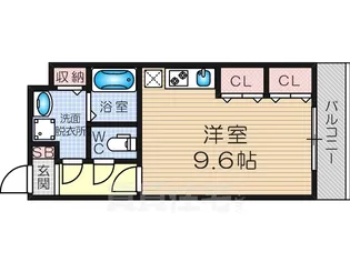 ジュネス姫里1【3階】の間取り