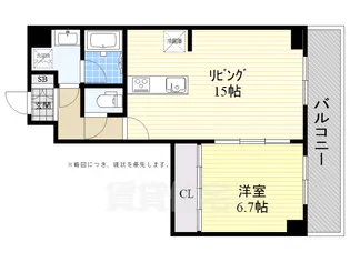 エルミタージュ新栄【8階】の間取り