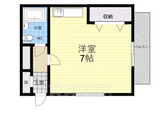 ステラハウス4ー【3階】の間取り