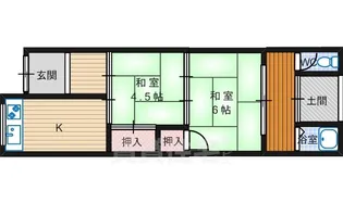 川西平屋【1階】の間取り