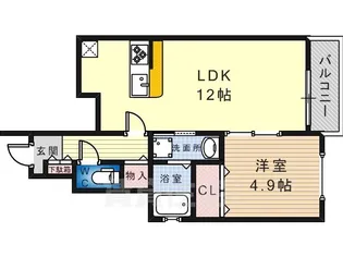 K.I.リバレンス【1階】の間取り