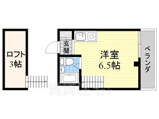 サンパレス21鳳【2階】の間取り