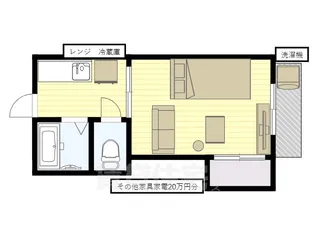 ハイツパドレ【203号室】の間取り