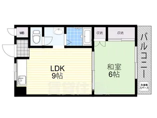 新成ハイツ【202号室】の間取り
