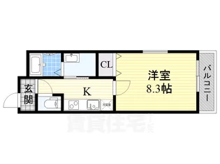フジパレス瑞光5番館【1階】の間取り