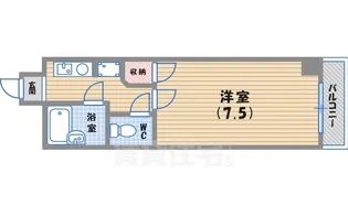ドムール若山【1階】の間取り