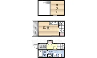シャレイド豊田本町WEST【1階】の間取り