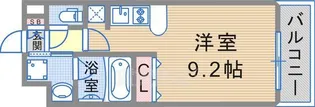 アスヴェル神戸ハーバーサイド【10階】の間取り