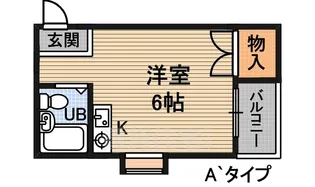 マークハイツ7【1階】の間取り