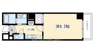 エスト堀川【7階】の間取り