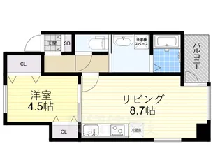 CITY SPIRE 名古屋大須【9階】の間取り