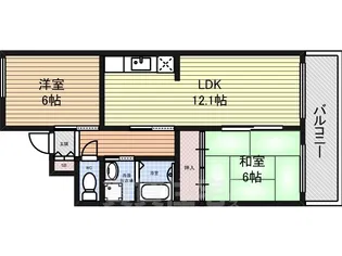 メゾン浪打【2階】の間取り