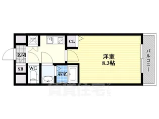 SURF ISLAND MONA LISA【1階】の間取り