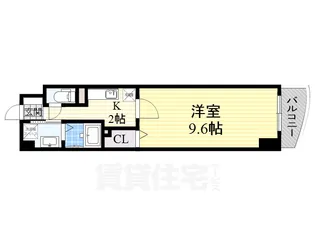 大阪府堺市堺区大浜南町2丁【マンション】の間取り
