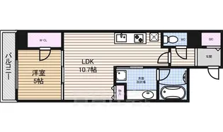 ダイワシティー大須【2階】の間取り