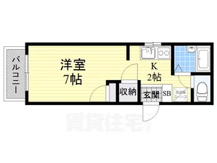 塚本ハイツ2【101号室】の間取り