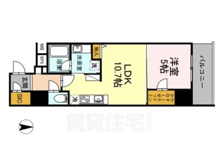 ダイワシティー大須【6階】の間取り