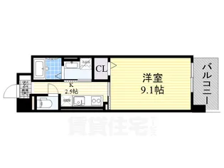 ルミナス上新庄【7階】の間取り