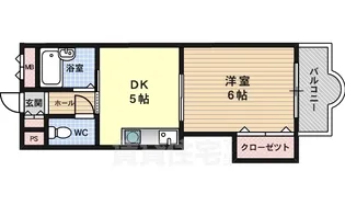 ノルデンハイム新北野【3階】の間取り