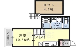 Estudio南脇【1階】の間取り