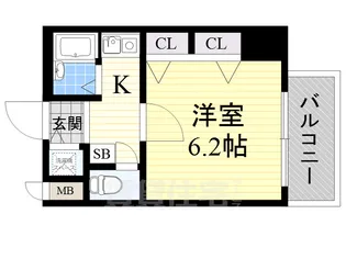 パラシオ塚本3【7階】の間取り