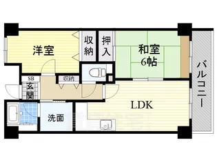 PRIME COURT【4階】の間取り