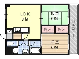 コスモトピア101【303号室】の間取り