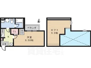フォンテンブロー初芝(フォンテンブローハツシバ)【1階】の間取り